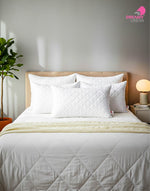 King Size Pillow for Side & Back Sleepers | Hotel Quality Soft Quilted Microfibre | 17x27 Inch | Pack of 1–4 1
