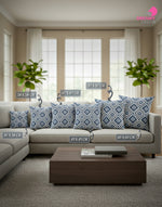 Mandella 2 Cushion Covers Set Hidden Zip 2