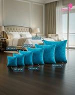 Buy Solid Sofa Cushion Covers Set of 2 Online India | Water Resistant | Hidden Zipper | Easy Clean 5