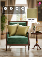 Sofa Cushion Covers Set of 2 | Water Resistant | Hidden Zipper | Easy Clean 7